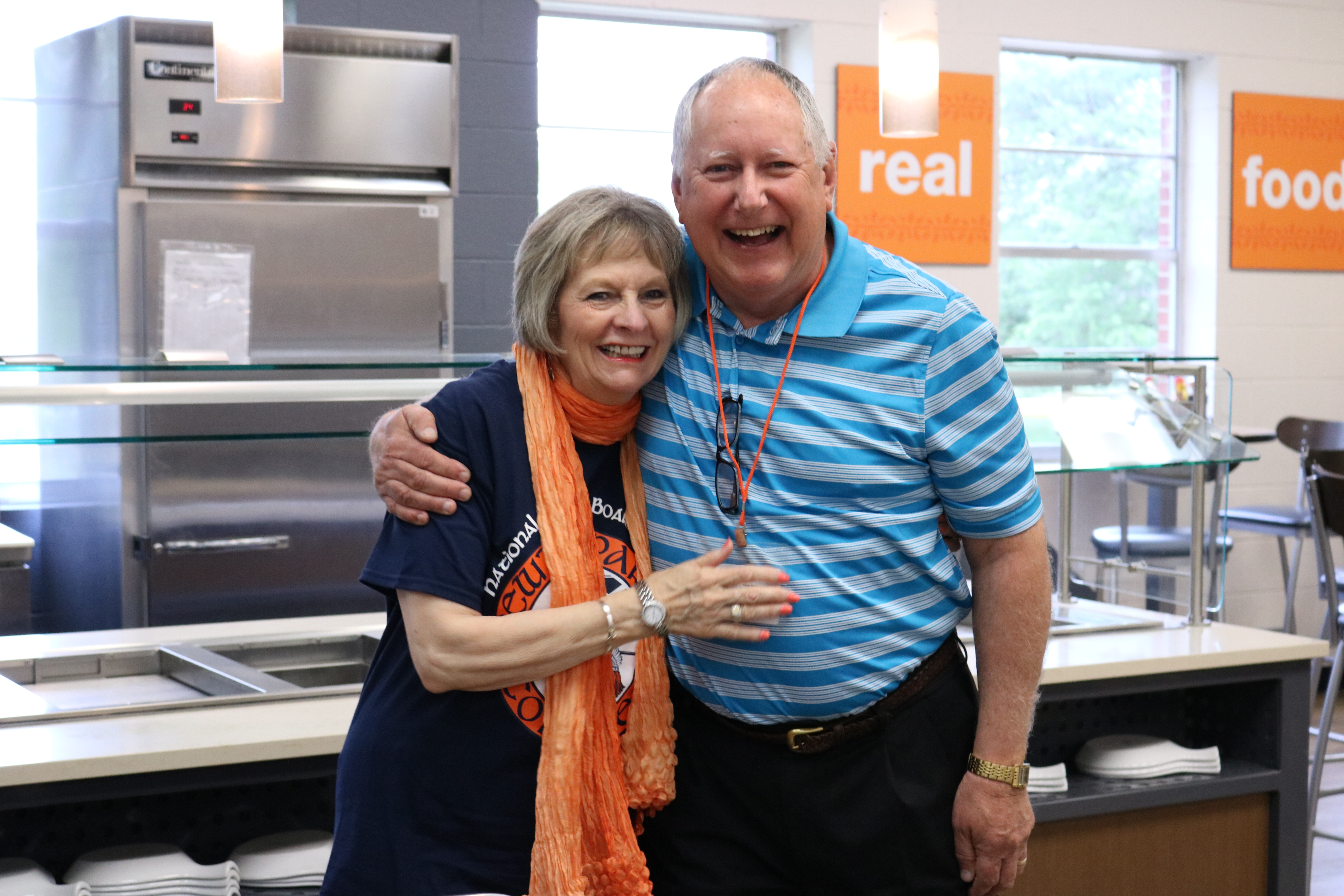 Brewton-Parker alumni reunite during Baron Breakfast on April 14. Photo Credit: Lauren Moye
